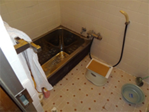 玉川村 浴室リフォームビフォー写真
