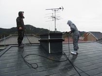 鏡石町 外壁塗装リフォーム写真