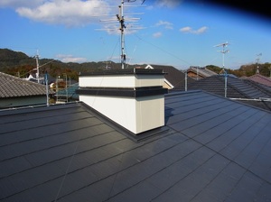 鏡石町 屋根塗装リフォームアフター写真