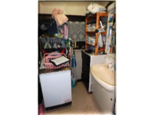 鏡石町 洗面リフォームビフォー写真