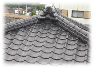 須賀川市 屋根塗装リフォームビフォー写真