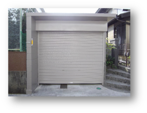 須賀川市 車庫塗装リフォームアフター写真