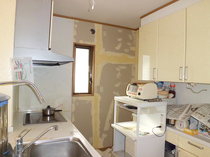 郡山市 キッチンリフォーム写真