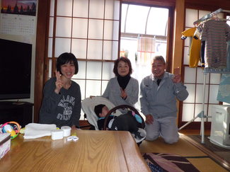 お客様との写真