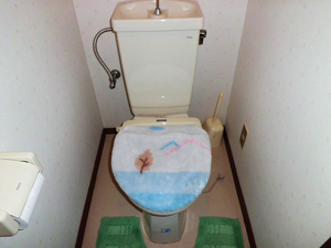 トイレ便器取替工事のビフォー