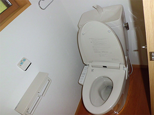トイレ新設工事のアフター