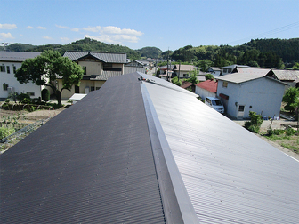 農作業所屋根葺き替え工事